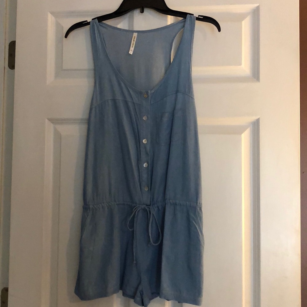 Button down romper